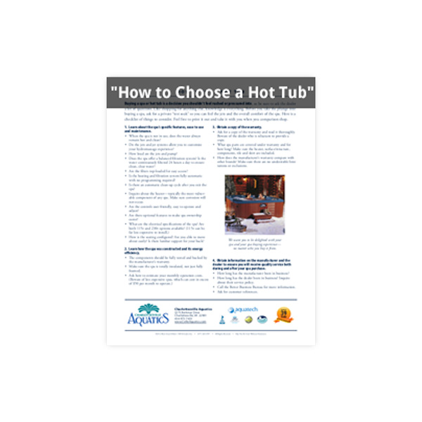 How to Choose a Hot Tub Report Family Image